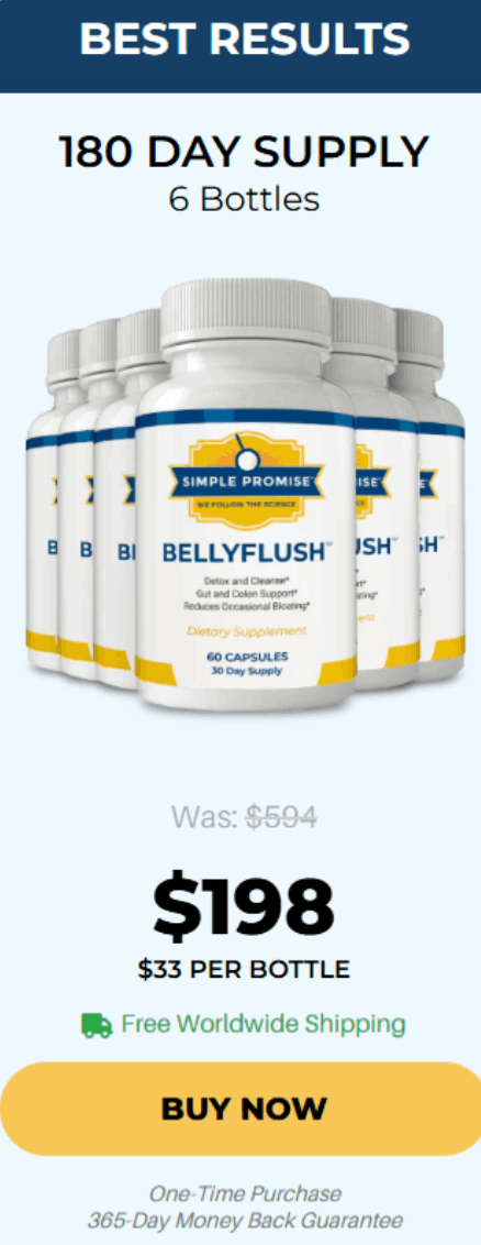 Belly Flush price 6 bottle